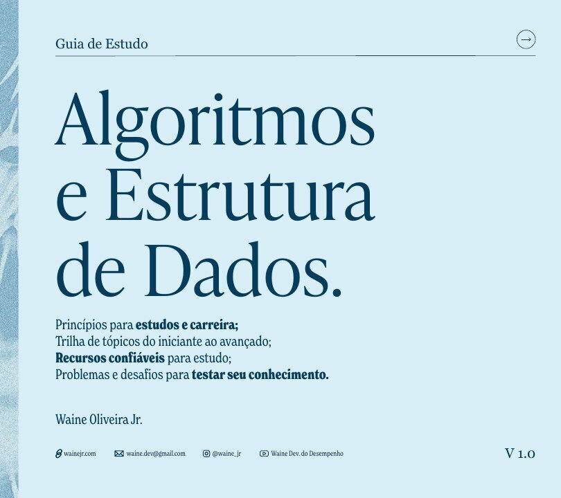 Capa do Guia de Algoritmos e Estrutura de Dados